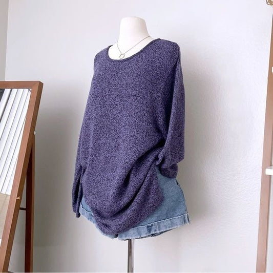 Vintage Purple Knit Sweater Top (14W / 16W)