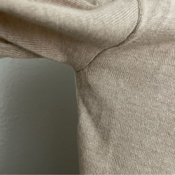 Silk Neutral Button Front Cardigan (XS)