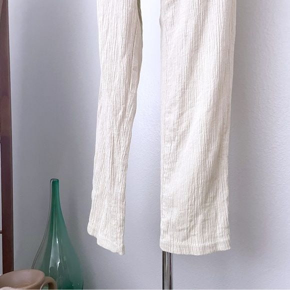 Gauzy Vintage Linen Blend Hi Rise Pants (8)