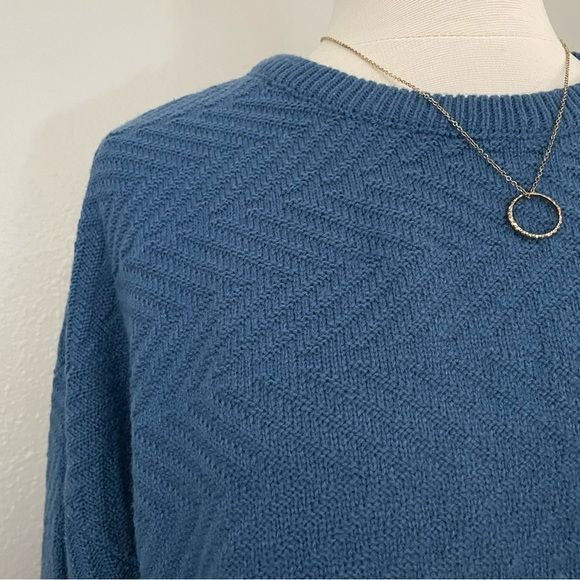 Blue Knit Grandpa Sweater (M - XL)
