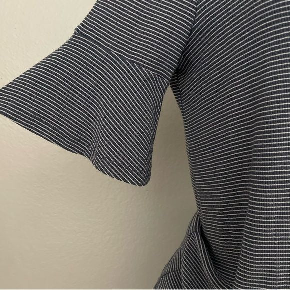 Blue Stripe Knit Top (S)