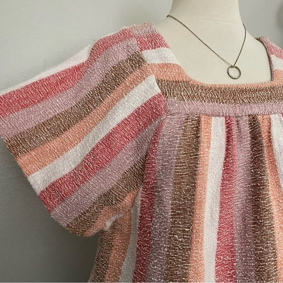 Stripe Knit Multicolor Top (XS)