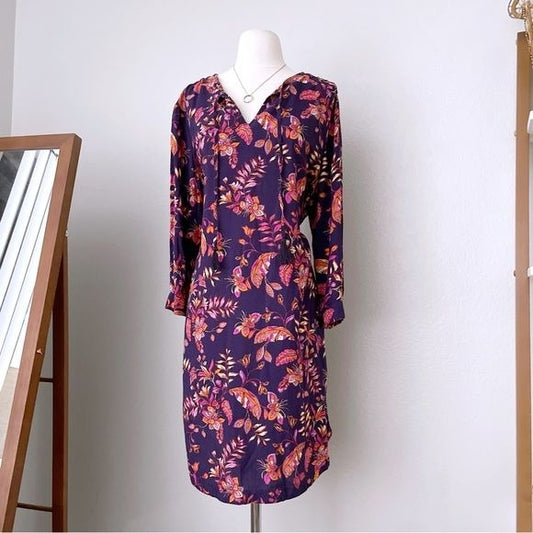 Flowly Purple Floral Dress (XL)