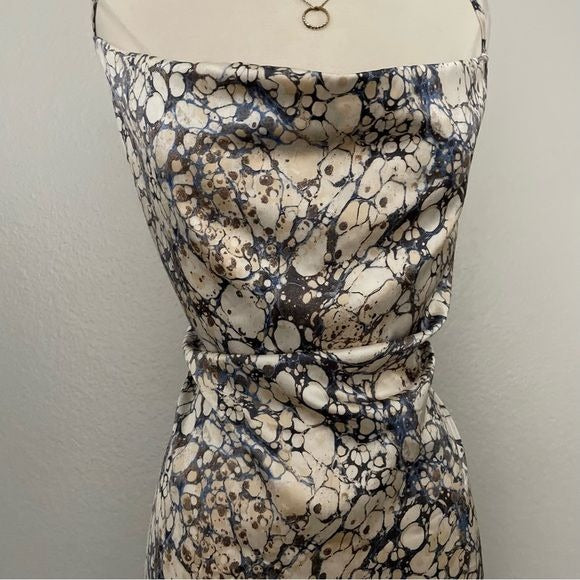 Marble Slip Midi Dress (3XL)