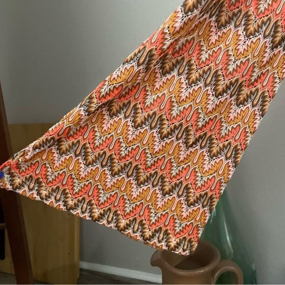 Crochet Knit Multicolor Groovy Retro Pants (8)