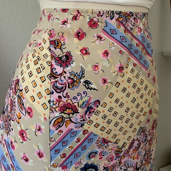 Midi Bohemian Floral Skirt (XL)