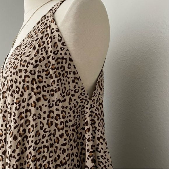 Leopard Harem Pant Style Jumpsuit (S)