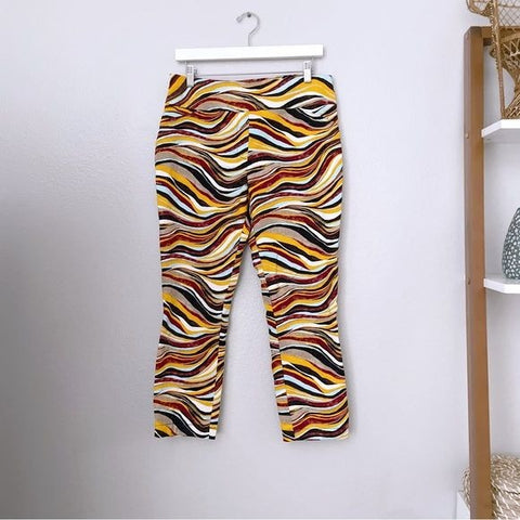 Multicolor Zebra Pattern Pants (L)