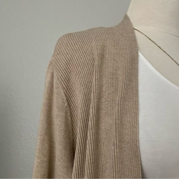 Tan Lightweight Cardigan Sweater (M)