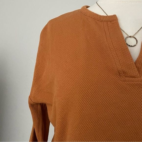 Copper Knit Long Sleeve Top (S)