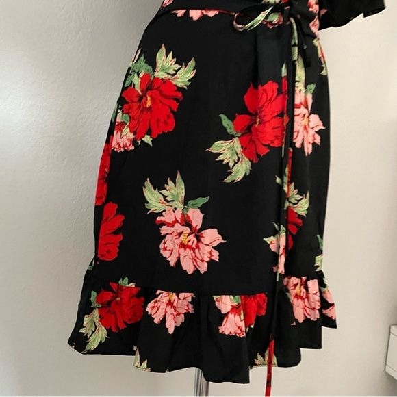 Floral Corset Waist Mini Swing Dress (12)