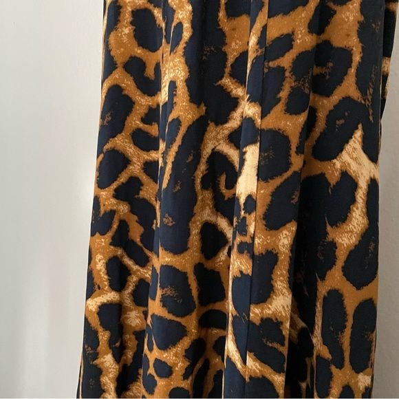 Flowy Leopard Print Sun Dress (L)