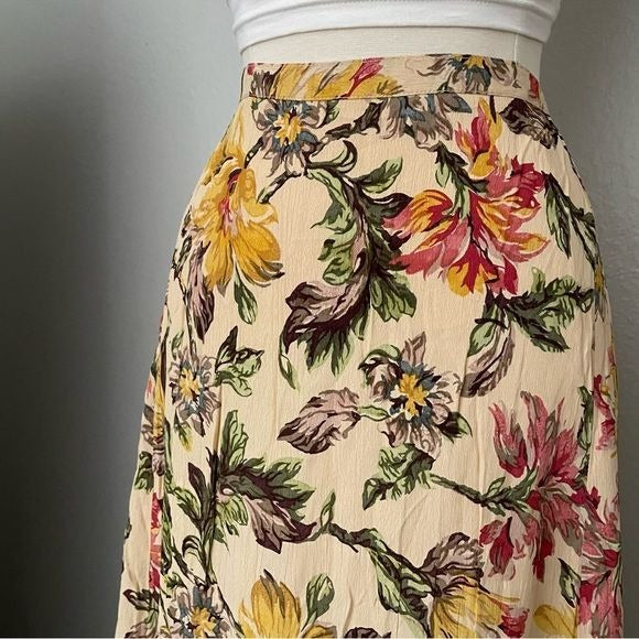 Vintage Floral Maxi Skirt (22)