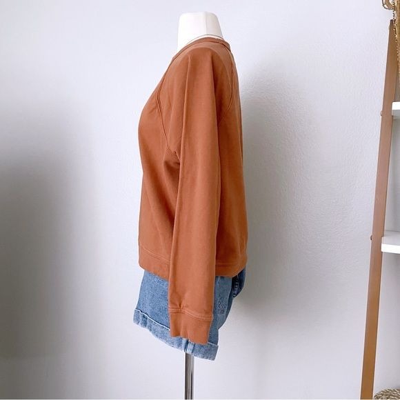 Rust Pullover Long Sleeve Sweater (L)