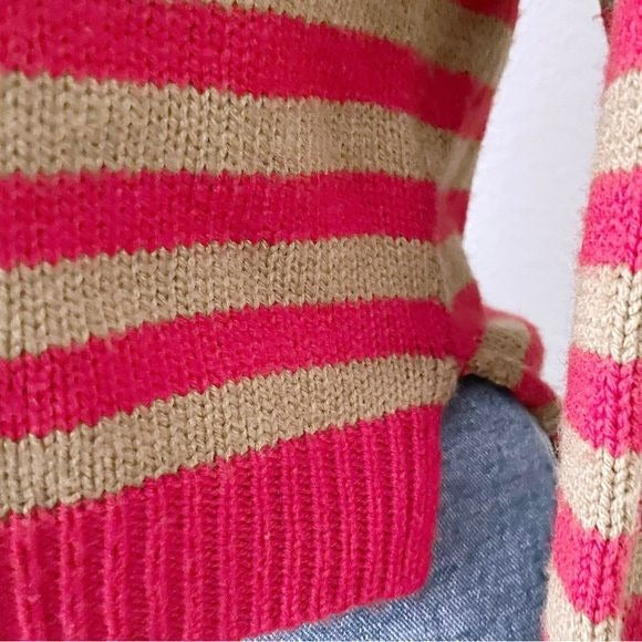 Knit Stripe Pullover Sweater (M)