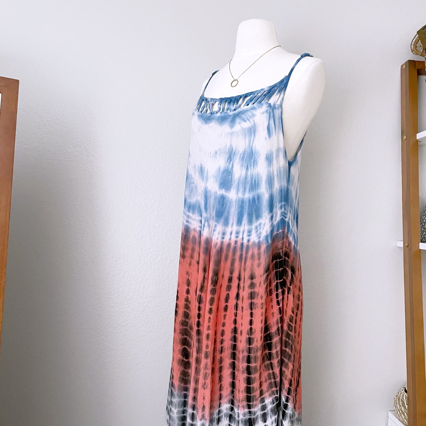 Flowy Maxi Tie Dye Sun Dress (One Size)