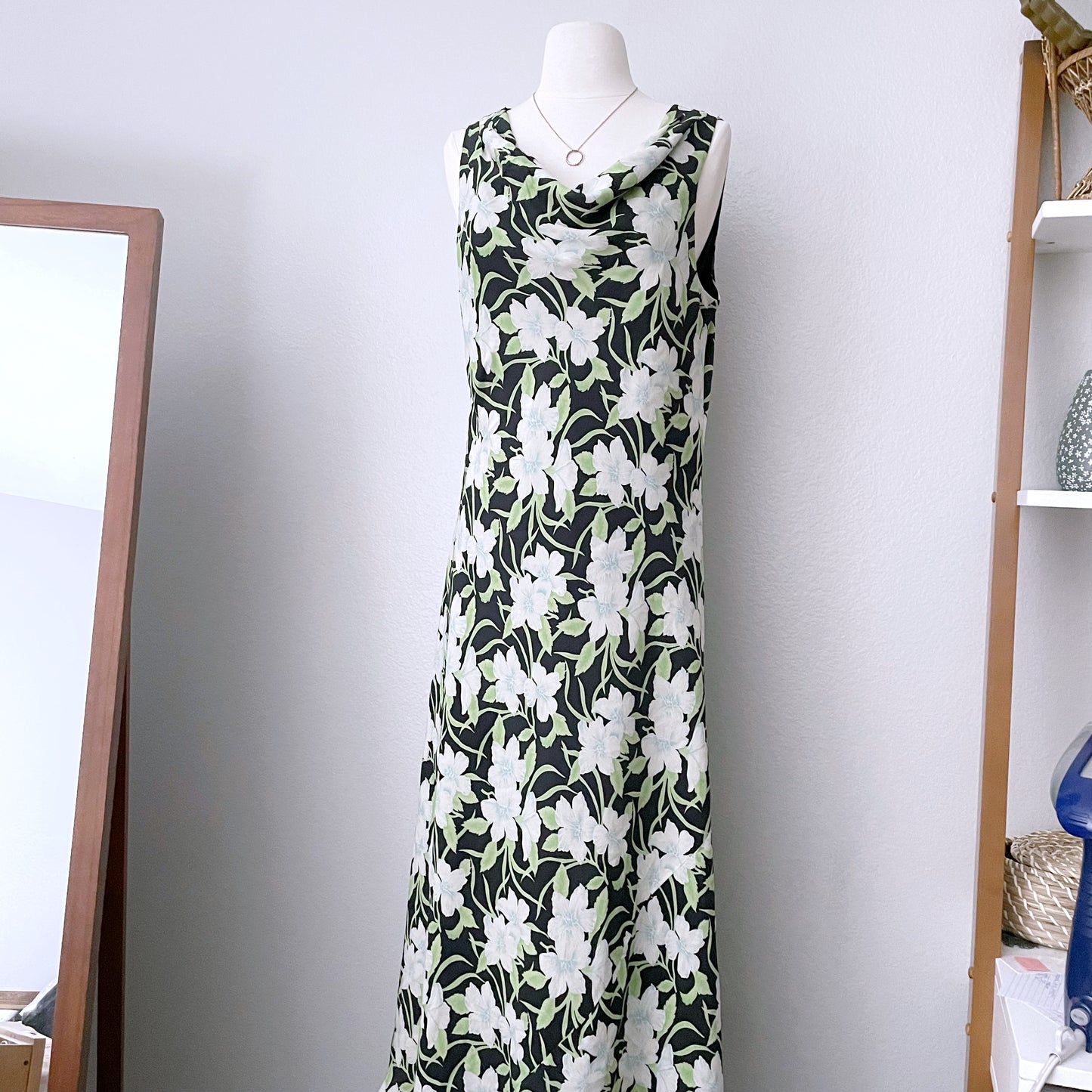 Floral Cowl Neck Maxi Dress (14)