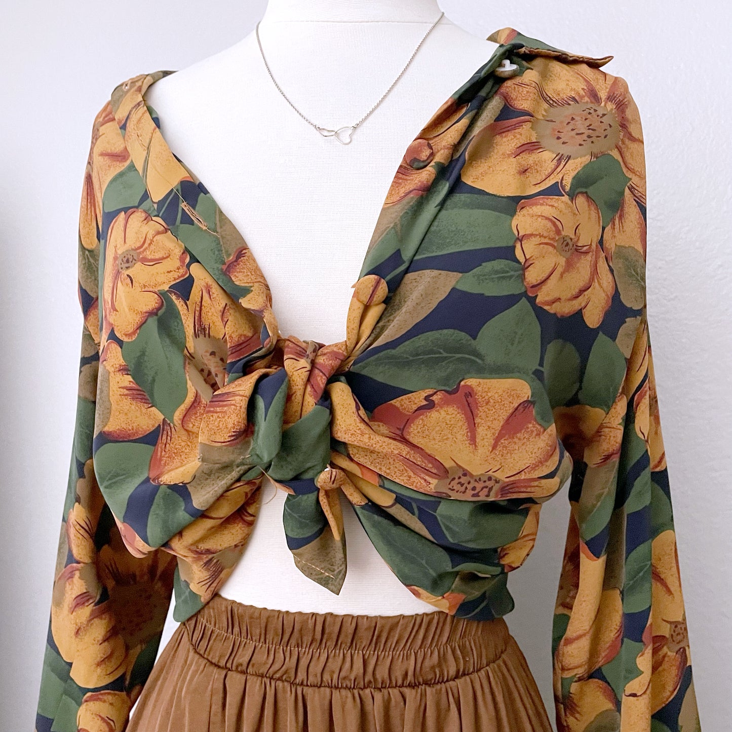 Vintage Floral Long Sleeve Blouse (10)
